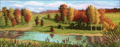 Набор для вышивания крестом Рыжая осень (Ginger Autumn)
