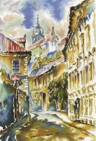 Набор для вышивания Акварельная Прага (Watercolor Prague)