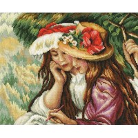 Набор для вышивания За рисованием (Drawing girls)
