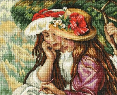 Набор для вышивания За рисованием (Drawing girls)