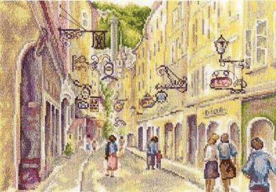 Набор для вышивания Улочка в Инсбруке (Street in Innsbruck)