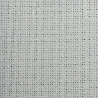 Канва для вышивания Aida 14 стального серого цвета, 65х50 см.
