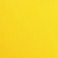 Канва для вышивания Aida 14 ярко-желтого цвета, 65х50 см. /357-273