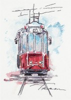 Набор для вышивания  Городской трамвай /ГМ-1923