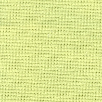 Канва для вышивания Fein-Aida 18 цвета зеленый лайм (Lime Green), 48х53 см.