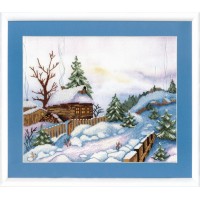 Набор для вышивания Теплая зима Crystal Art /ВТ-513