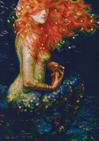 Набор для вышивания Рыжая русалка (Red mermaid)