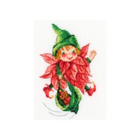 Набор для вышивания Рожденственский  эльфик (Christmas elf) /C271