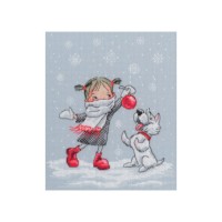 Набор для вышивания В вальсе снежинок (Dancing with snowflakes) /M652