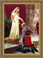 Набор для вышивания Посвящение в рыцари, по мотивам картины Э.Б.Лейтона /МК-036 