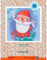 Набор для вышивания Добрый Санта (Cheerful Santa) /M647