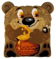 Набор для вышивания Подушка Медвежонок /1590