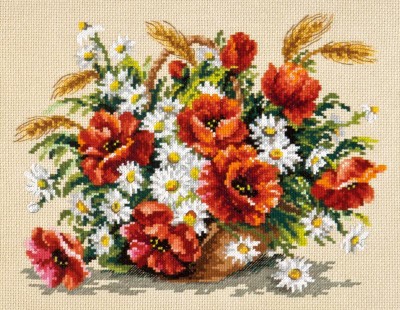 Набор для вышивания Букет полевых цветов