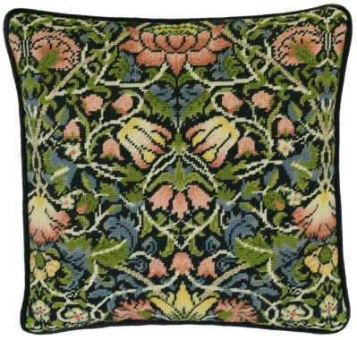 Набор для вышивания подушки Колокольчики (William Morris. Bell Flower)