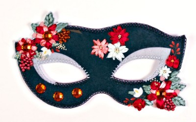 Набор для изготовления Карнавальной маски Шелковая фантазия