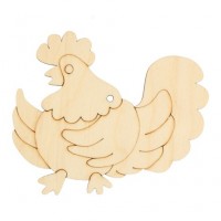 Форма для декора Сбежавшая курица