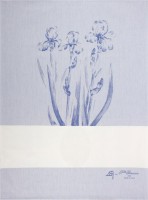 Полотенце S. Aubin Iris со вставками канвы Aida 14 /CU4577