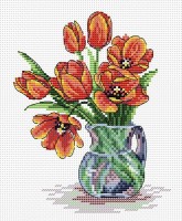 Набор для вышивания Весенние тюльпаны