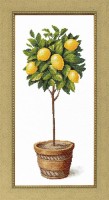 Набор для вышивания Лимонное дерево Crystal Art /ВТ-075