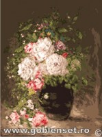 Набор для вышивания гобелена Vase with flowers /G1035