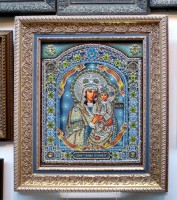 Рамка деревянная к набору иконы Споручница грешных (с музейным стеклом)