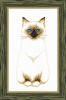 Сиамский кот, серия Crystal Art