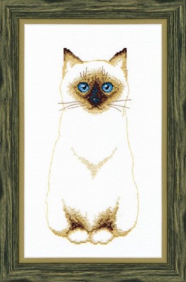 Сиамский кот, серия Crystal Art
