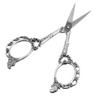Ножницы для вышивки 11.4 см, цвет состаренного серебра (серия Kleiber)