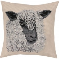 Набор для вышивания подушки Cерая овечка /83-6103