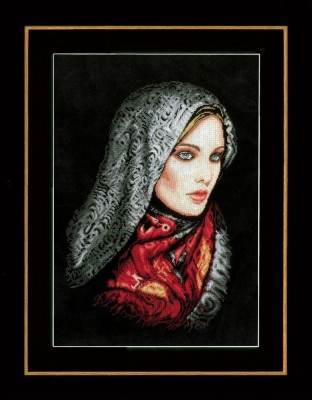 Набор для вышивания Женщина в чадре (Woman in veil)