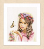 Набор для вышивания Ангел с бабочками (Angel with Butterflies) /PN-0164072