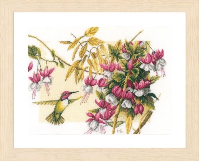 Набор для вышивания Колибри и цветы (Colibri & flowers)