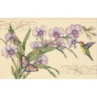 Набор для вышивания Орхидеи и колибри /35237