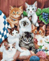Набор для вышивания Пушистые котята (Cuddly Kittens) /99567