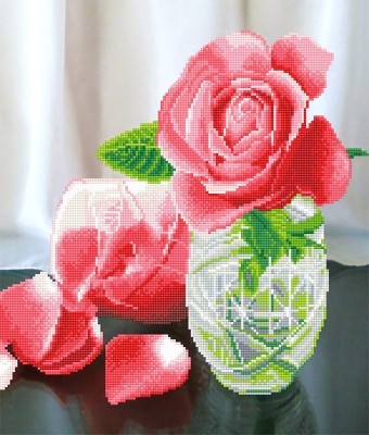 Кристальная мозаика (алмазная вышивка) Магия роз