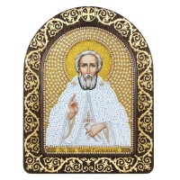 Православный киот Св. Прп. Сергий Радонежский