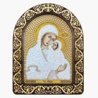 Православный киот Св. Анна с младенцем Марией