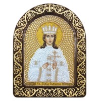 Православный киот Св. Вмц. Екатерина Александрийская /СН-5025