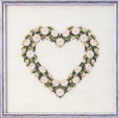 Сердце из ромашек