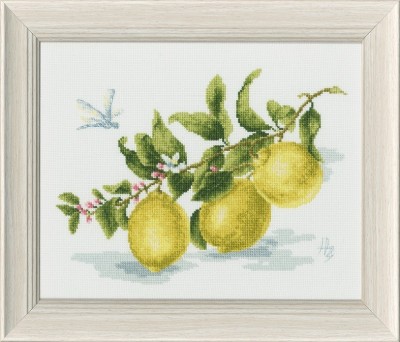 Веточка лимона (по мотивам картины Н. Зубковой)