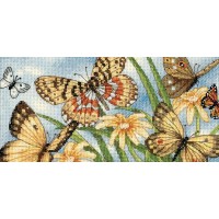 Набор для вышивания Виньетка с бабочками /65055