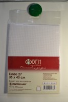 Ткань в упаковке Линда 27 белая (35х40)