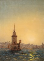 Вид Леандровой башни в Константинополе /GTG-7099