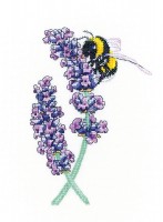 Пчела на лаванде /1468-PULB