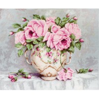 Розовые розы /BA2319