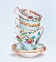 Бирюзовый чайные чашки /BA2325