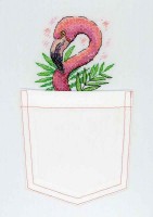 Розовый фламинго (марка Жар.птица) /В-248