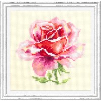Розовая роза /150-002