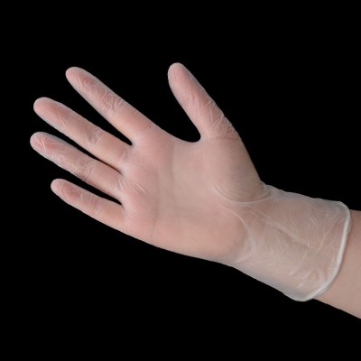 Перчатки виниловые (прозрачные) размер S