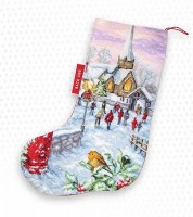 Рождественский носочек Дед Мороз /PM1240